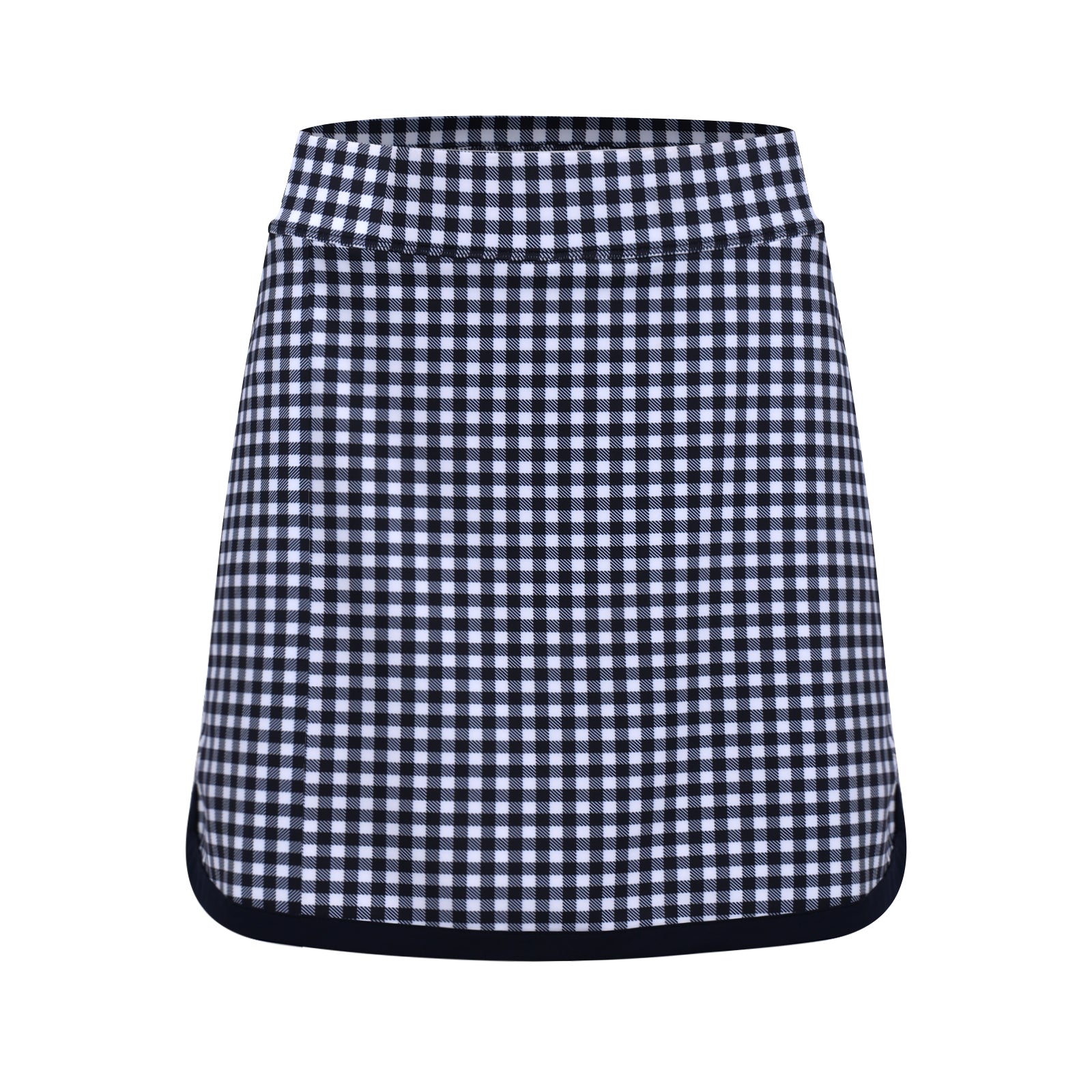 Taylor Skort in Navy and White Gingham – Midspring