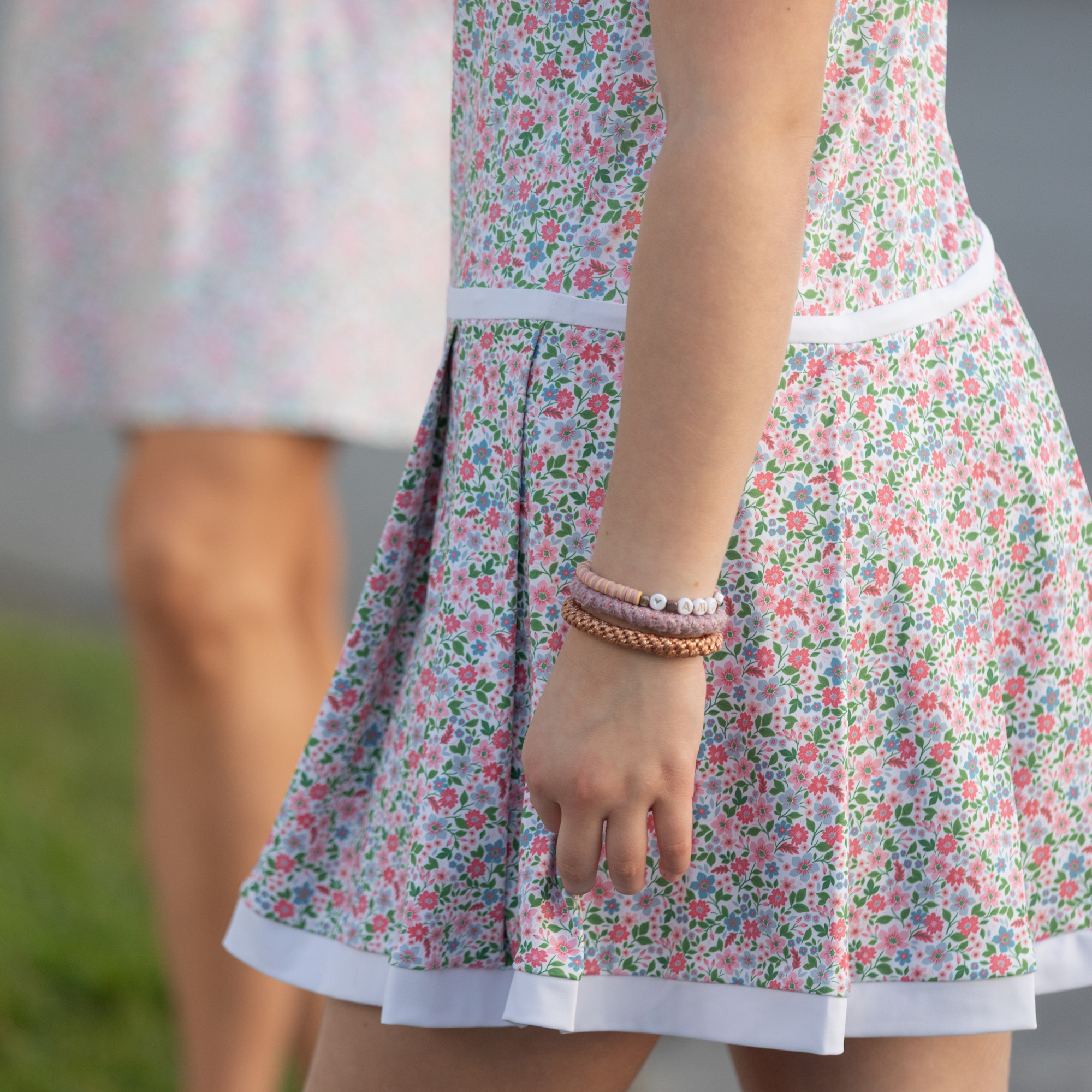 Taft Tennis Dress in Midspring Floral - Midspring