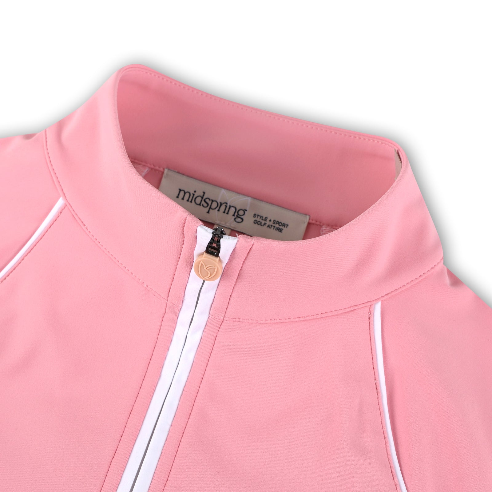 Samantha Quarter Zip Pullover in Pink – Midspring