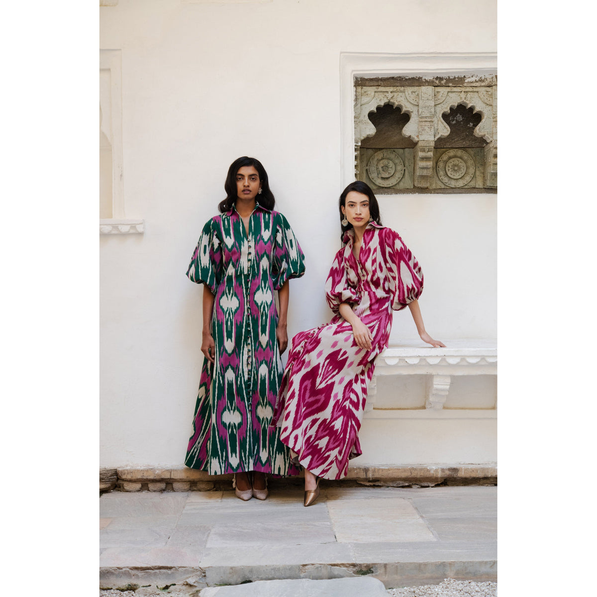 Green Jodhpur Dress - Midspring