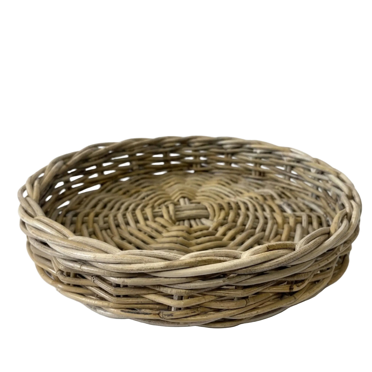 Charleston Rattan Round Tray - Midspring