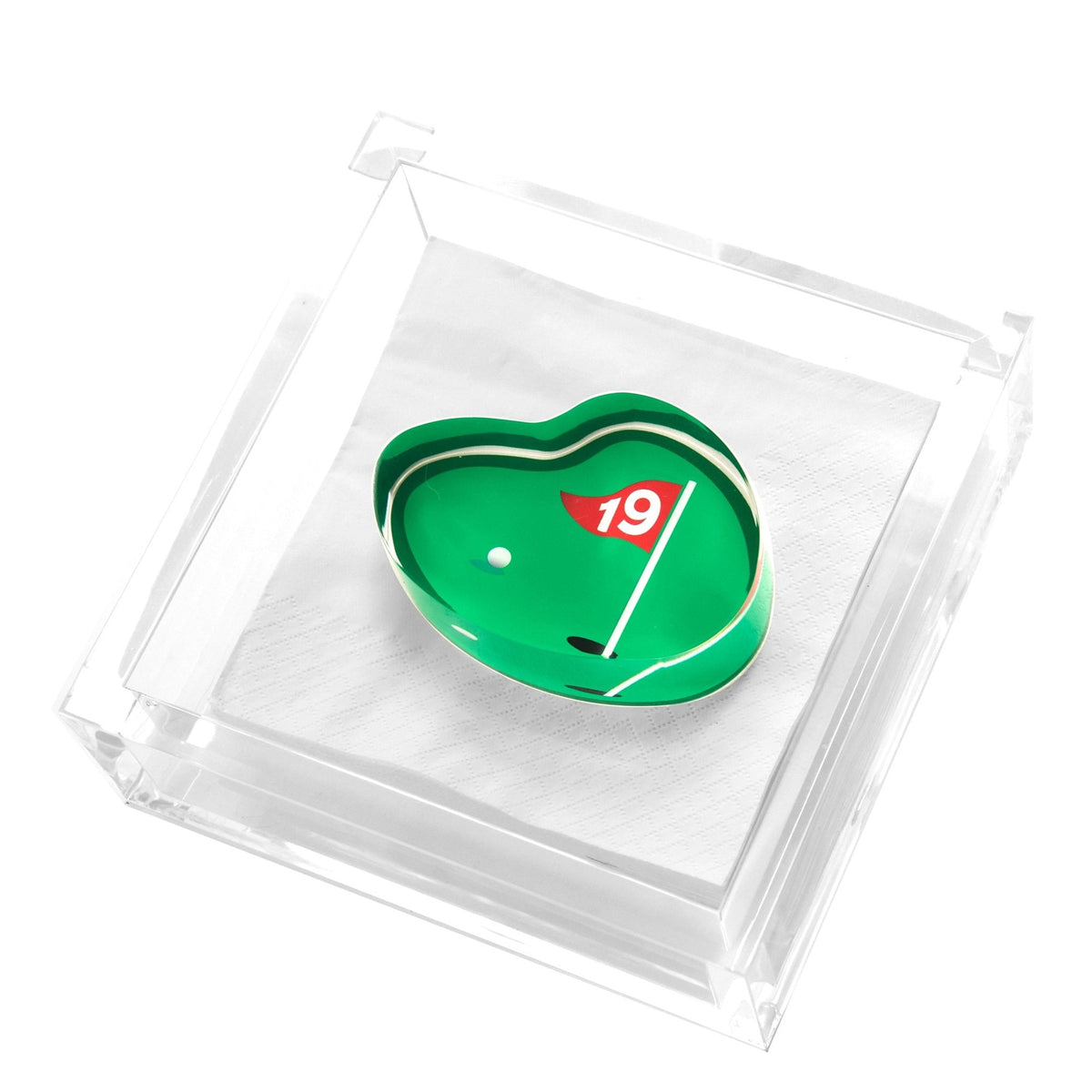 19th Hole Acrylic Cocktail Napkin Holder - Midspring