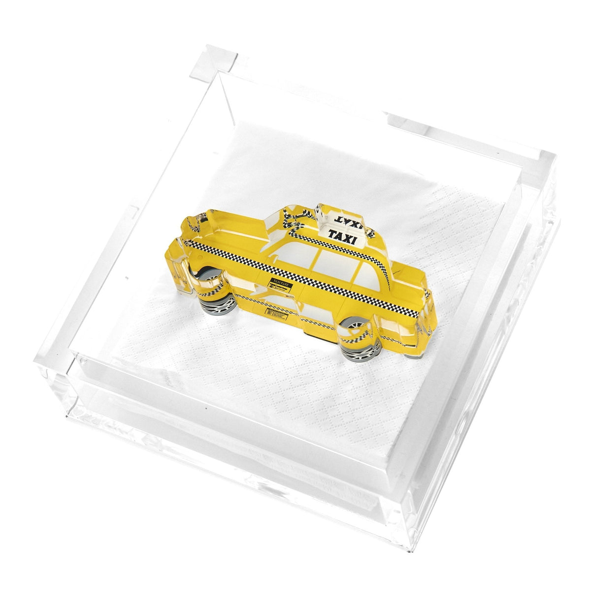 Taxi Acrylic Cocktail Napkin Holder - Midspring