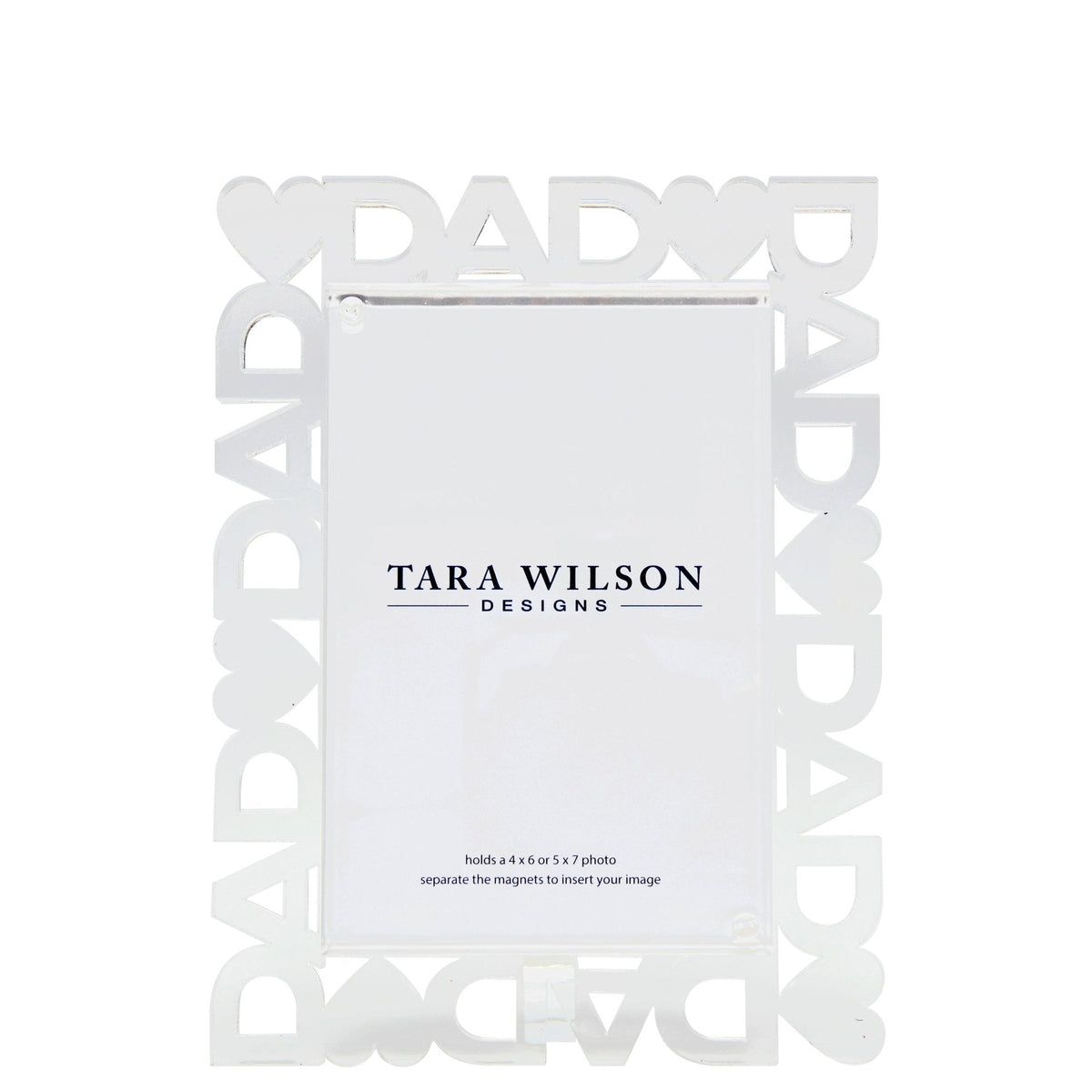 Heart Dad Acrylic Word Frame - Midspring