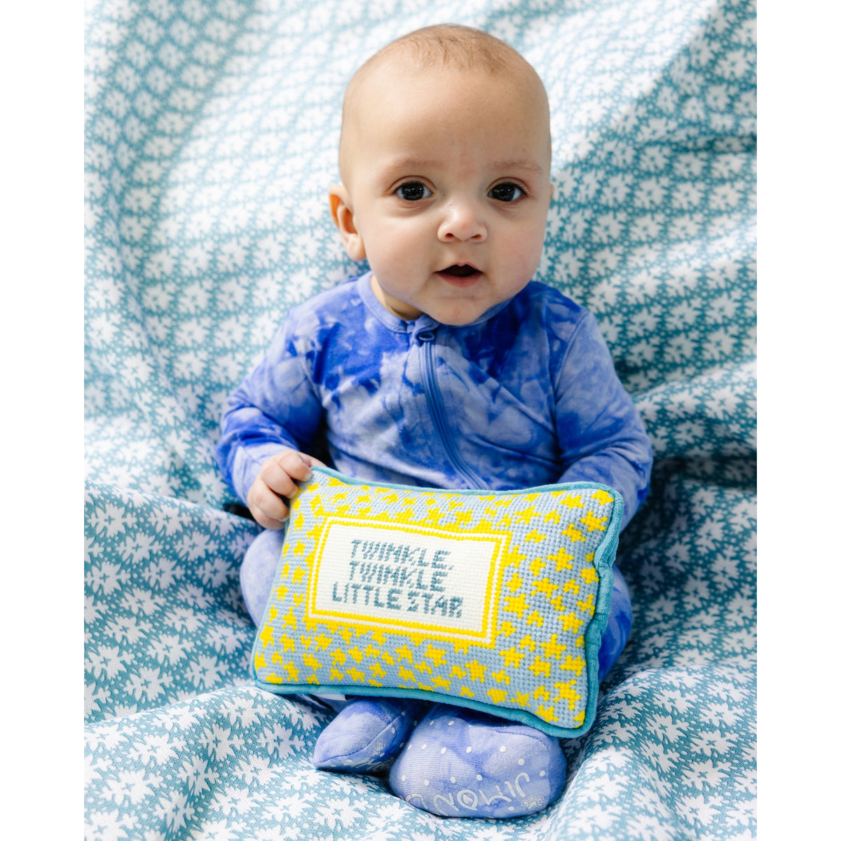 Twinkle Twinkle Mini Needlepoint Pillow - Midspring