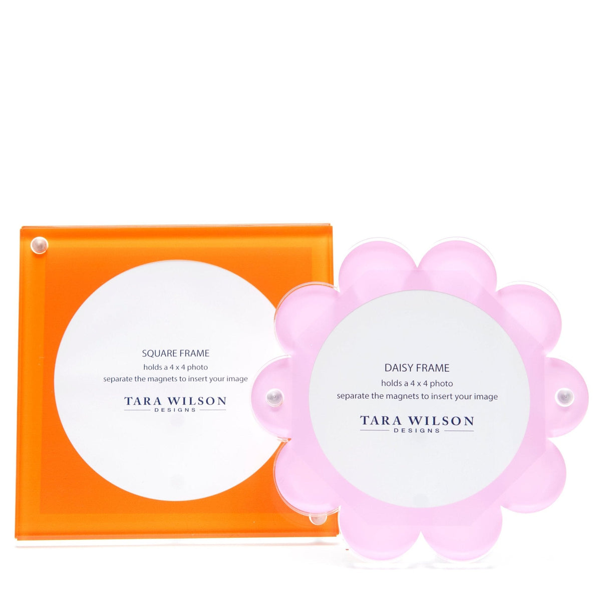Pastel Pink Acrylic Daisy Frame - Midspring