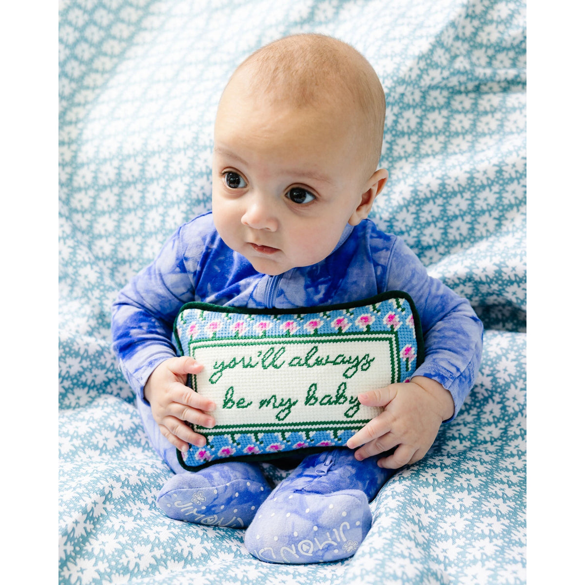 Be My Baby Mini Needlepoint Pillow - Midspring