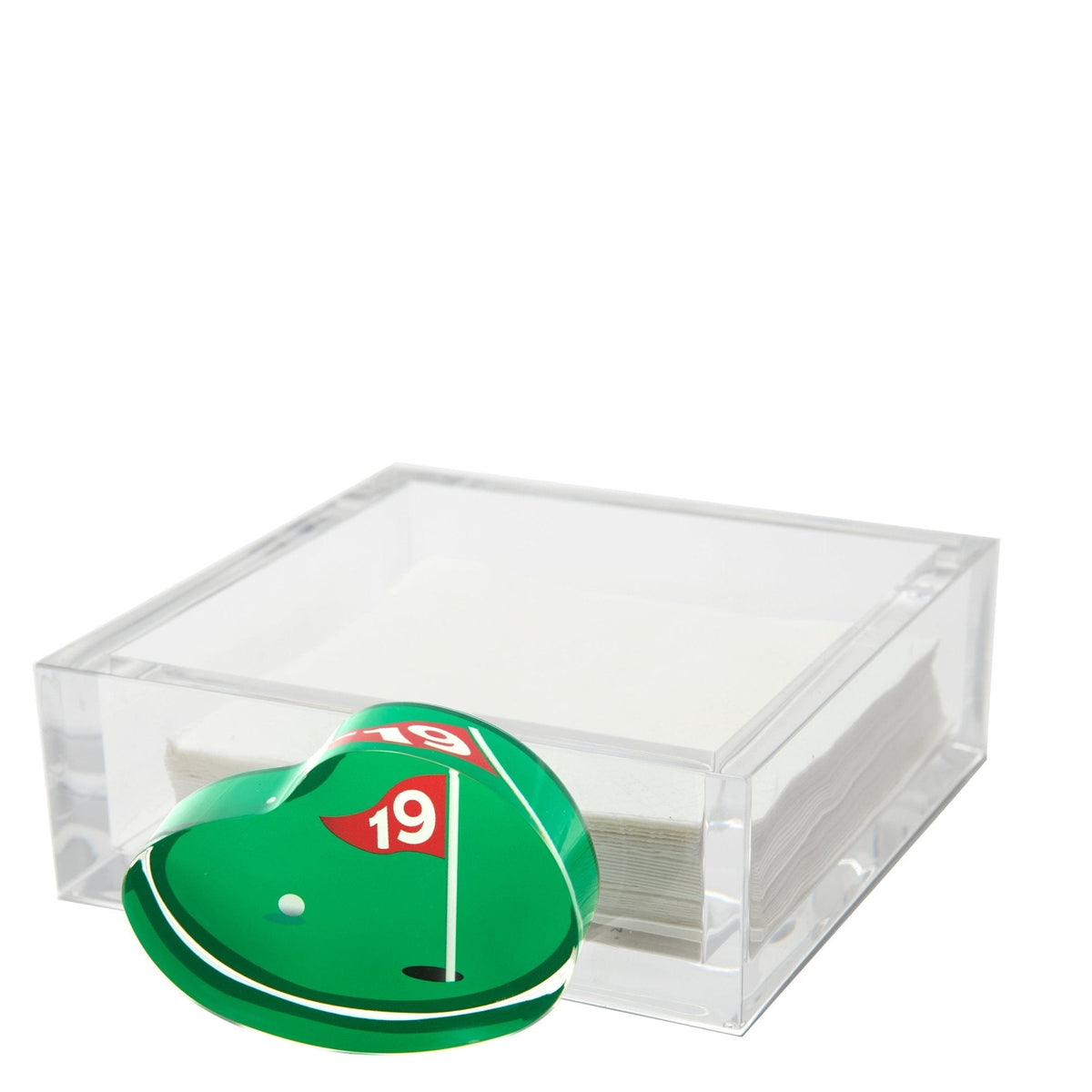 19th Hole Acrylic Cocktail Napkin Holder - Midspring