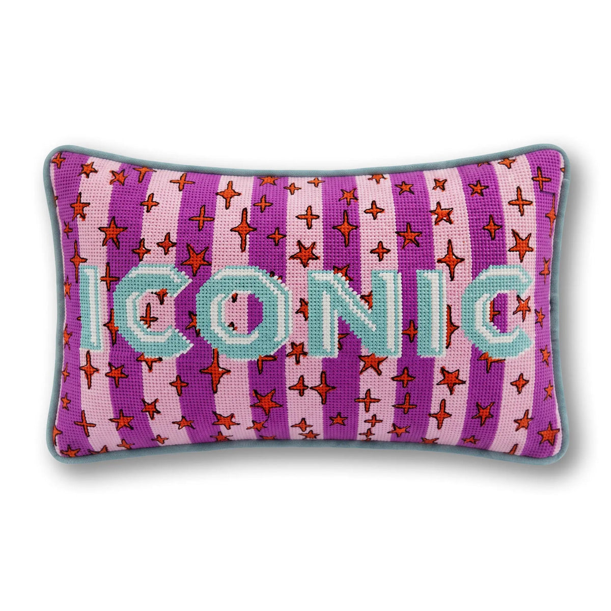 Iconic Needlepoint Pillow - Midspring