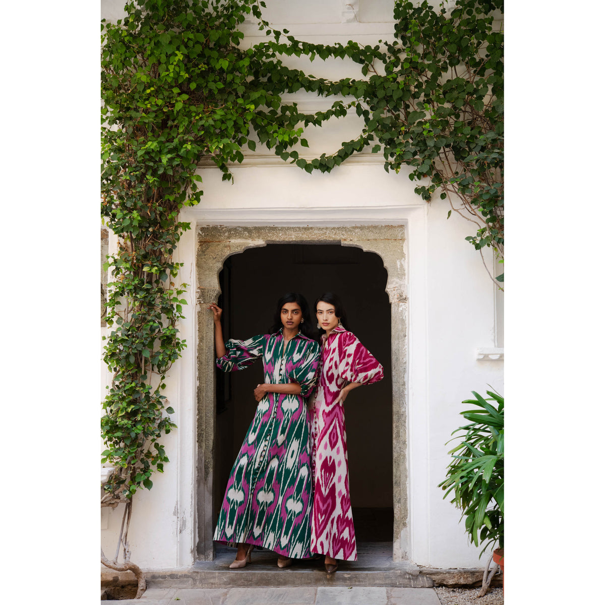 Green Jodhpur Dress - Midspring