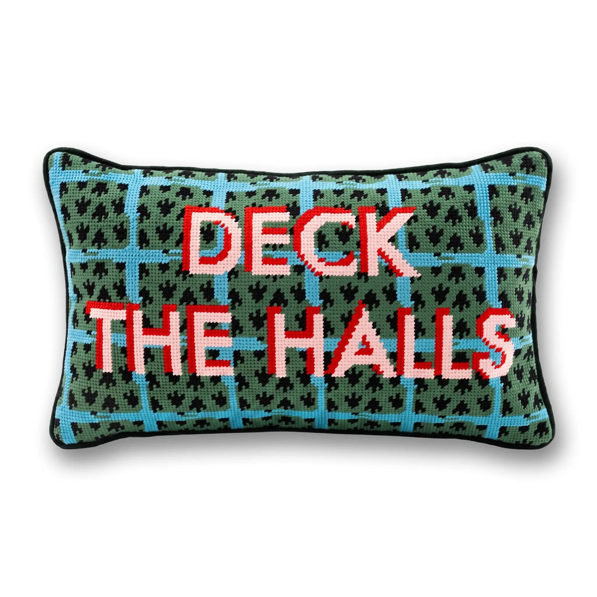 Deck the Halls Needlepoint Pillow - Midspring