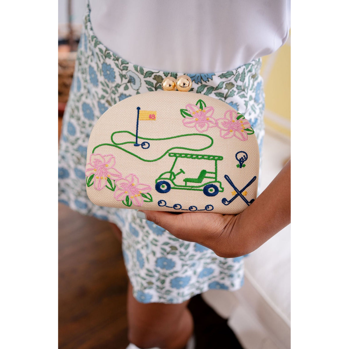 Golf Clutch - Embroidered - Midspring
