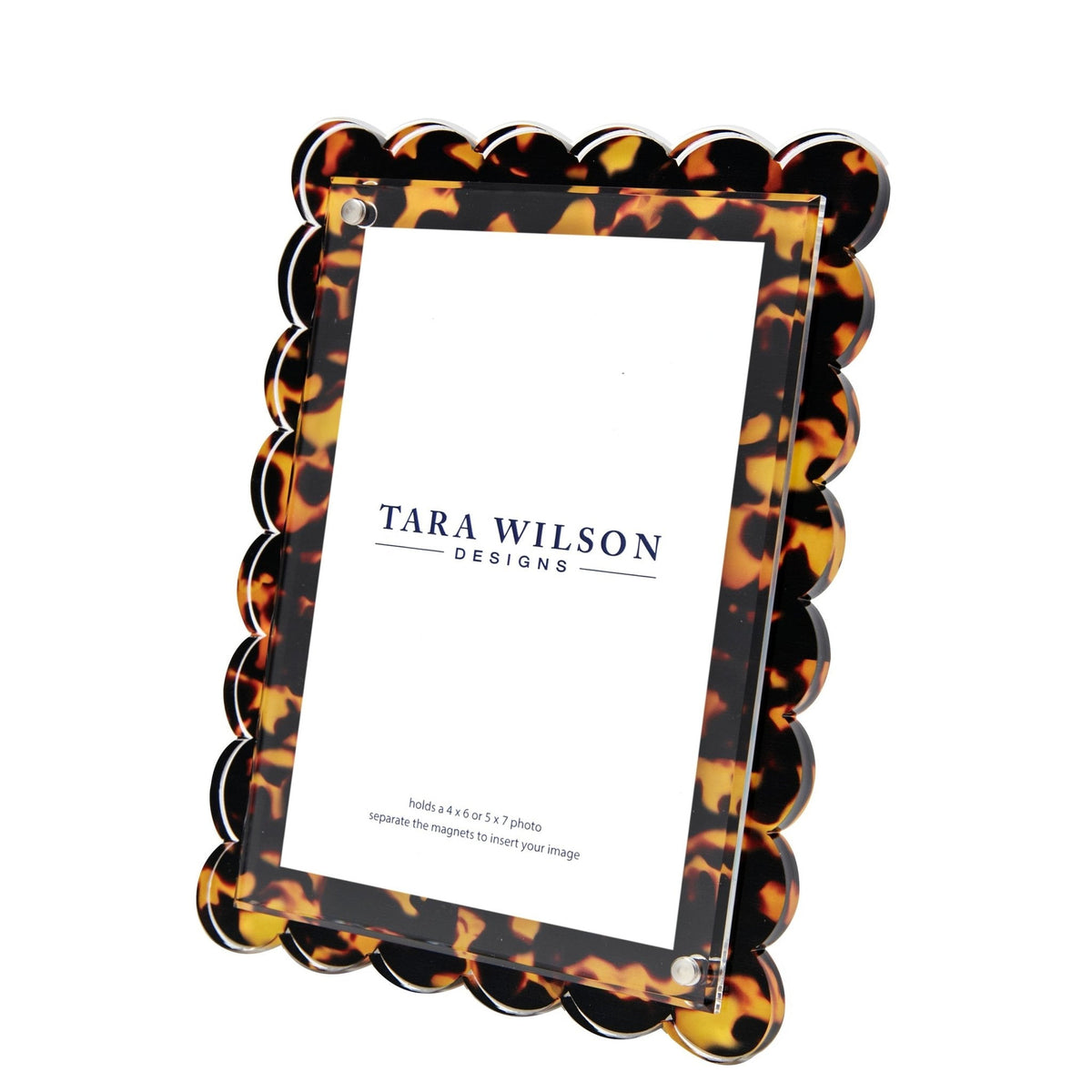 Tortoise Acrylic Scallop Frame - Midspring
