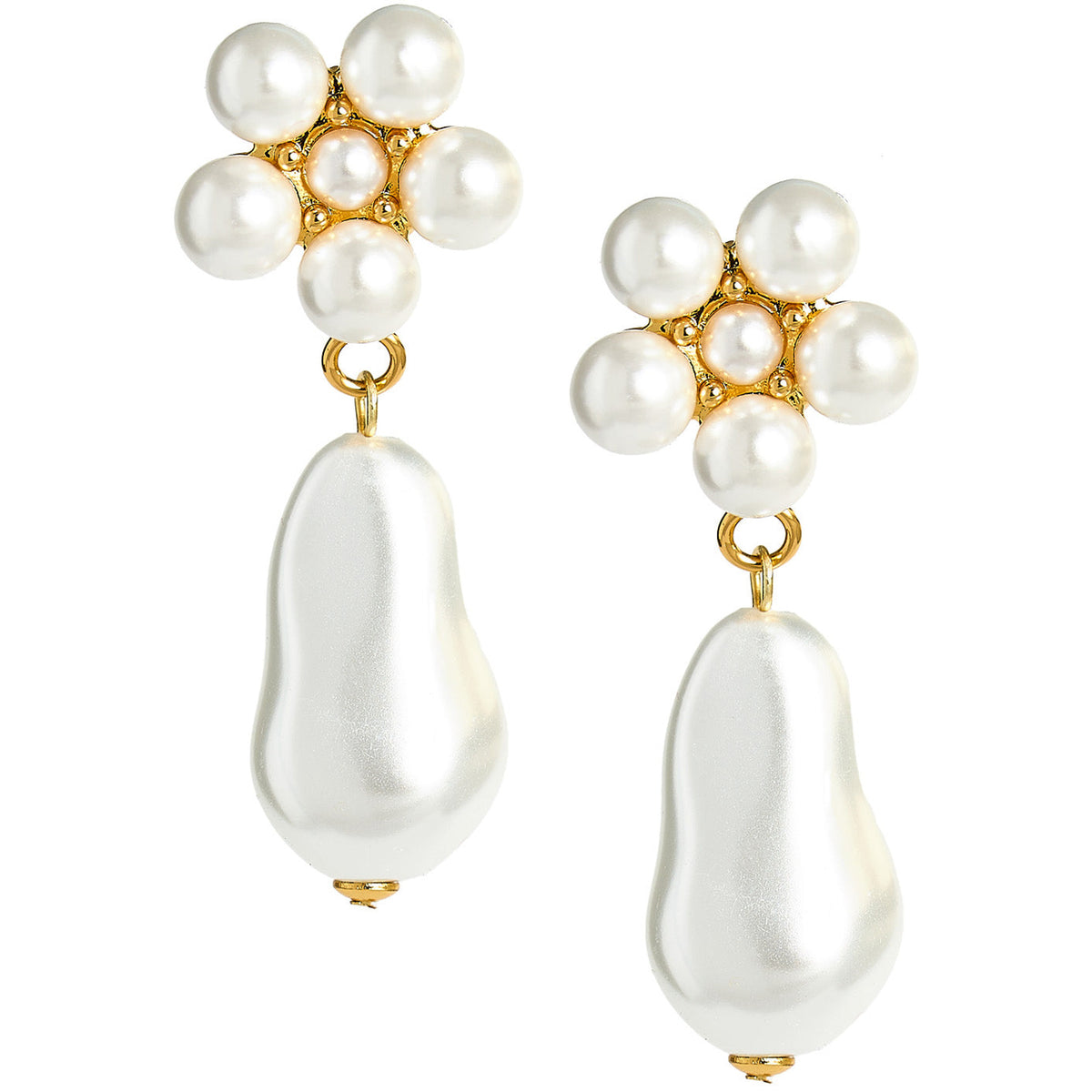 Maeve Pearl Drop Earring - 18K Gold Plated - Midspring