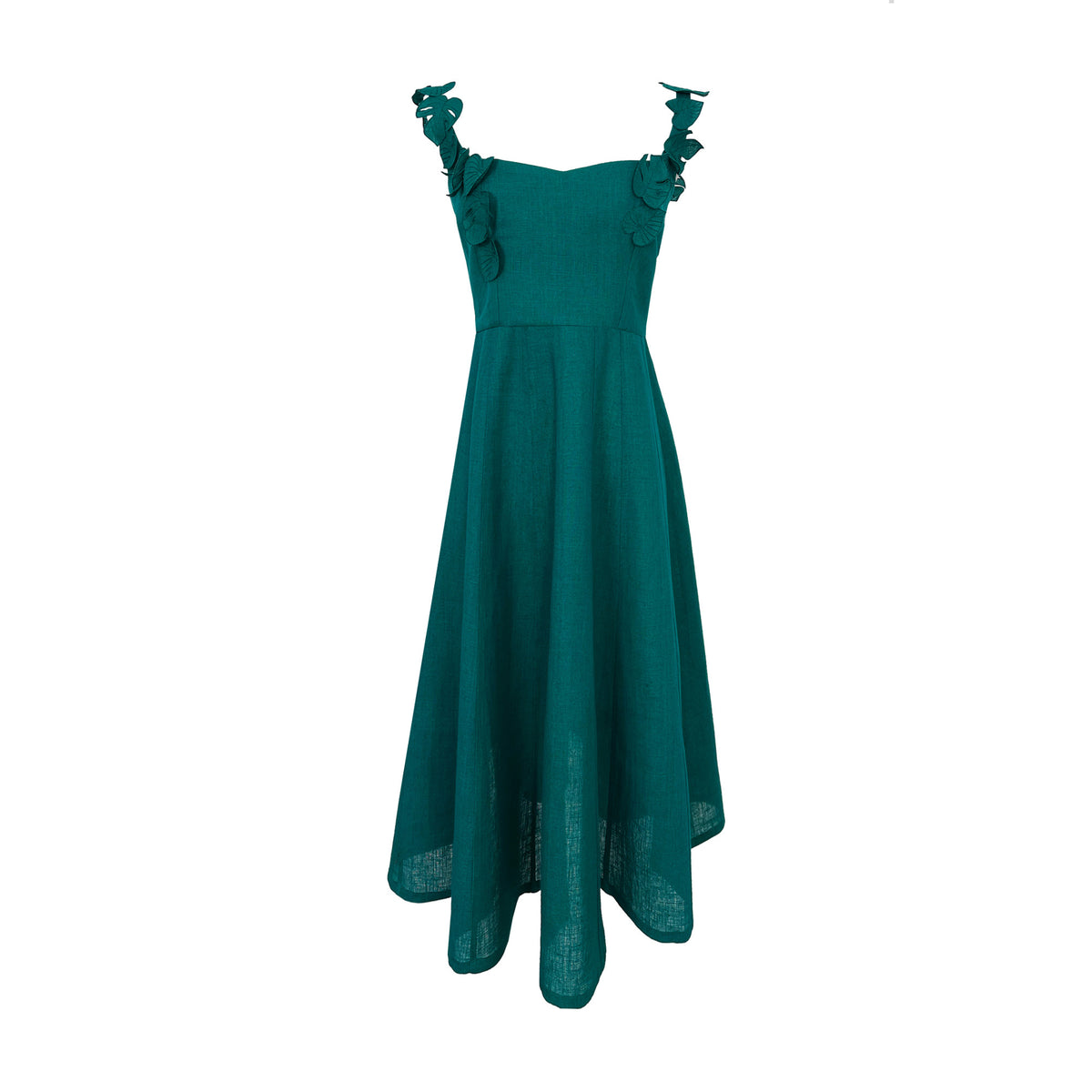 Monstera Dress Calf Length - Midspring